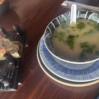 Miso and shiitake onigiri  at Mestixa in Tulum