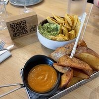 Papas con chipotle at El Curry Verde in Hondarribia