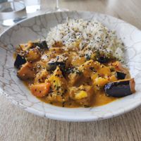 Curry at El Curry Verde in Hondarribia