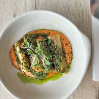 Poireaux confits at El Curry Verde in Hondarribia