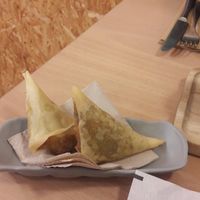 Samosa at El Curry Verde in Hondarribia