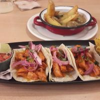Tacos vegan at El Curry Verde in Hondarribia