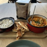 El curry vegano at El Curry Verde in Hondarribia