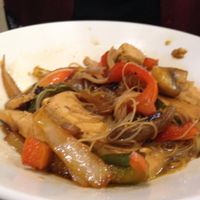 chop suey (vegan) at El Curry Verde in Hondarribia