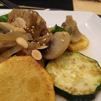 Guiso de seitan (vegan) at El Curry Verde in Hondarribia