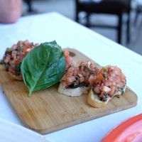 Bruschetta at Santiago's Bodega in Key West