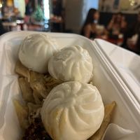 Vegan dumplings and buns.   at Laneway Dumplings and Momo in Sydney