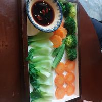 Steamed vegetables with soy sauce at A Little Kitchen - Bếp Nhỏ in Hoi An