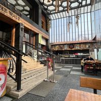 Foyer area where chaat lounge is   at Gopal Das Pethe Wale  in Agra