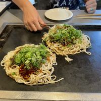 Okonomiyaki vegan   at Jirokichi - / 次郎吉 in Hiroshima