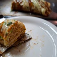 Okonomiyaki Roll at Jirokichi - / 次郎吉 in Hiroshima