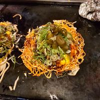 Chose what you want! This is spicy noodles, vegan "egg" and jalapenjo plus original toppingen. at Jirokichi - / 次郎吉 in Hiroshima