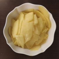 Green papaya and passion fruit entrée. at Mipon in Taipei