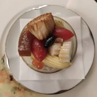 Vegetable salad with sesame sauce. at Mipon in Taipei