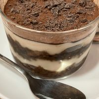 Tiramisú  at Mundo Vegan in Barcelona
