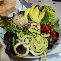 Quinoa salad at Mundo Vegan in Barcelona