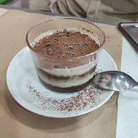 Tiramisú at Mundo Vegan in Barcelona