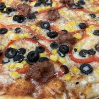 Pizza Beyond  at Mundo Vegan in Barcelona