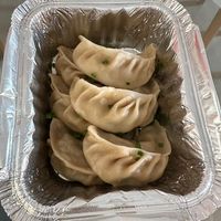 Gyozas at Mundo Vegan in Barcelona