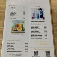 Menu  at Bahn Mi Tron - CircleT in Ninh Binh