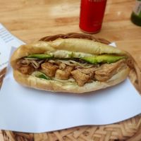 Bahn Mi mushroom/tofu at Bahn Mi Tron - CircleT in Ninh Binh