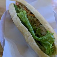 Tofu & Peanutbutter Banh Mi 🥖 with extra Avocado 🥑 at Bahn Mi Tron - CircleT in Ninh Binh
