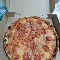 Jackfruit pepperoni at Pizza Express  in Abu Dhabi