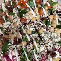 Cold pizza at My Organic Corner in Weston