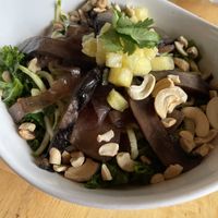 Mushroom bowl  at My Organic Corner in Weston