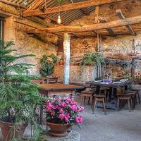 Terraza at Taberna O Lagar en Eiras in O Rosal