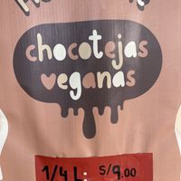  at Chocotejas Veganas in Lima