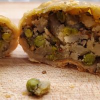Inside the samosa at Masala Bay in Littleton