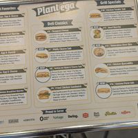 So many vegan options! at Hungry & Healthy Marketplace in New York City