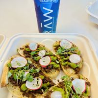 Umami Toast and Smoothiee  at RawASF in Elk Grove