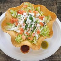 Veggie Taco Salad at Lilly's Mexican Cuisine in Roseburg
