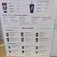 Menú at Oakberry - Valencia in Barcelona