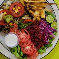 Menu of the day 1 at Qi Vegano in Encarnacion