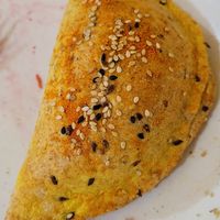 Empanada at Qi Vegano in Encarnacion