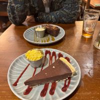 Chocolate orange Torte at Jolly Colliers Inn in Llanelly Hill