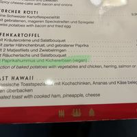Menu - Vegan Option   at Café Niederegger - Stammhaus in Luebeck