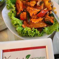 Krpiting tomyam at Vegetus Vegetarian - Muara Karang in Jakarta