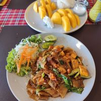 Noodle tofu fish. Mango sticky rice. at Chai Thaifood in Phuket