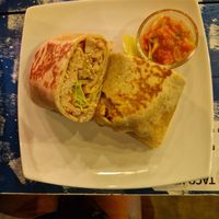 Boritto with jackfruit at Taco King Place in Unawatuna