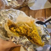 GF breakfast burrito at The People's Market in Charlotte