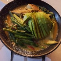 Ramen bowl with ponzu marinated tofu at Beluga in Cape Town