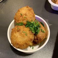 Mac n Cheese Balls at V Rev Vegan Diner in Manchester