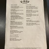 I had several smaller plates off the side dish menus - the wings were excellent.  at V Rev Vegan Diner in Manchester