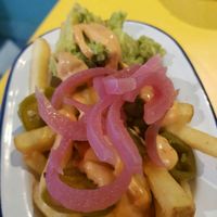 Loaded fries (side) at V Rev Vegan Diner in Manchester