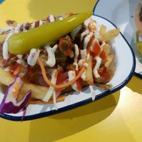 Loaded fries (side) at V Rev Vegan Diner in Manchester