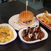 My banquet at V Rev Vegan Diner in Manchester